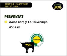 БМВД Dvorek ТВ-2 15% для телят від 7 до 12 міс. – 25 кг