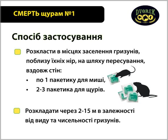 СМЕРТЬ щурам №1