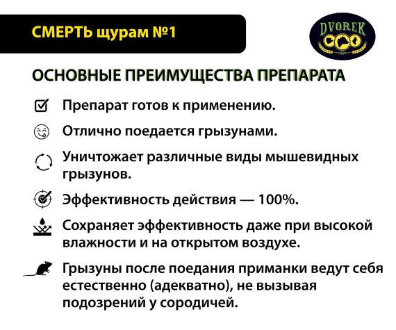 СМЕРТЬ щурам №1