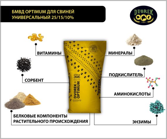 БМВД Dvorek Optimum УНИВЕРСАЛЬНЫЙ 25/15/10 % – 25 кг
