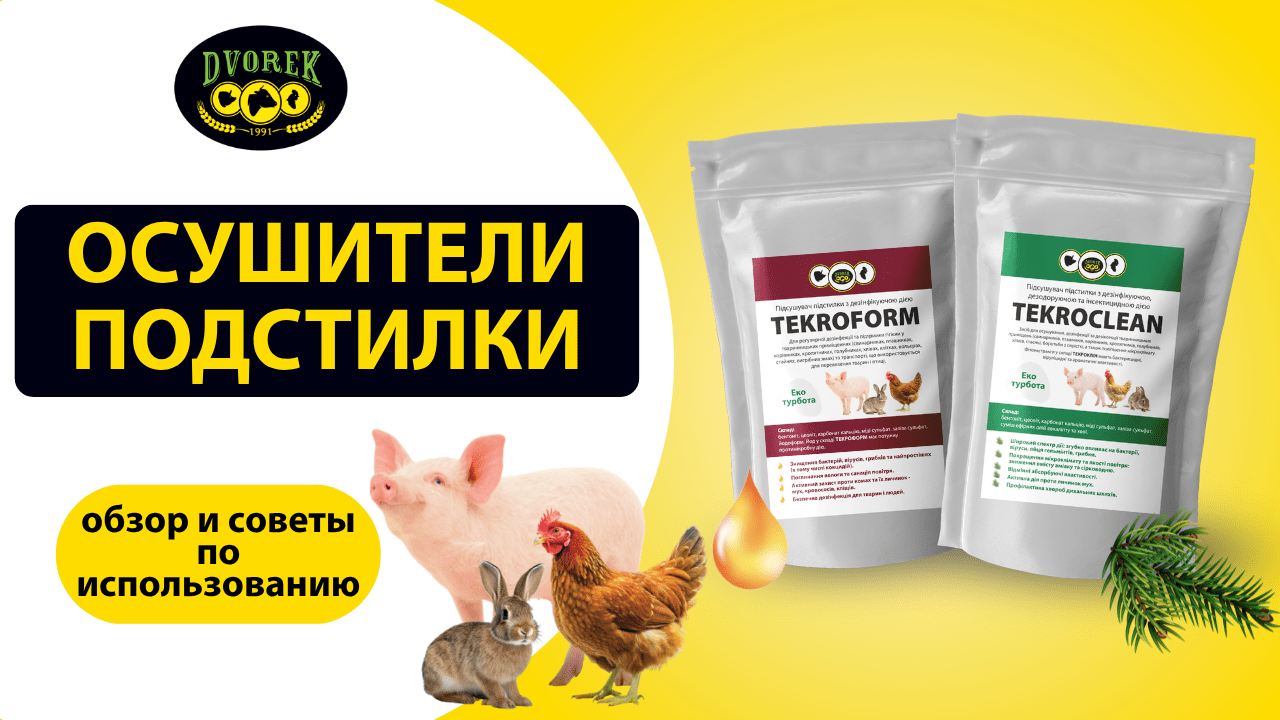 Осушители подстилки TEKROCLEAN и TEKROFORM: обзор и советы по использованию